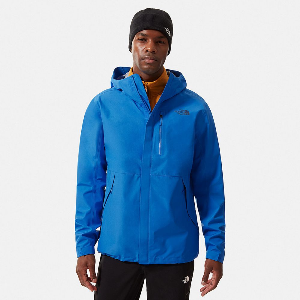 The North Face Rain Jacket Mens Australia - The North Face Dryzzle Futurelight™ Blue Hiking (HLM-829